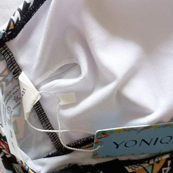 Yonique racerback full coverage swimsuit top removeable pads size XL - Picture 7 of 8
